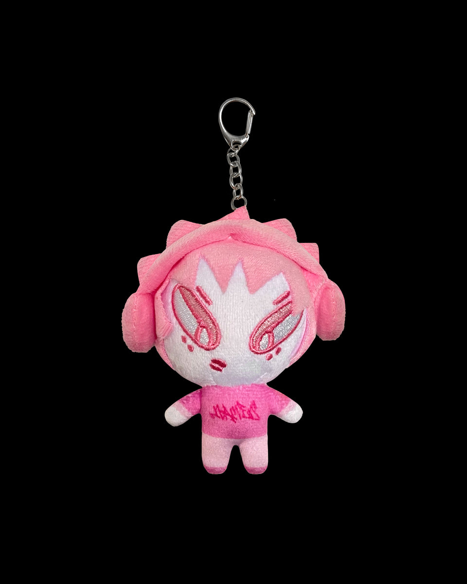 NAMED WORLD PLUSH TOY KEYCHAIN PINK