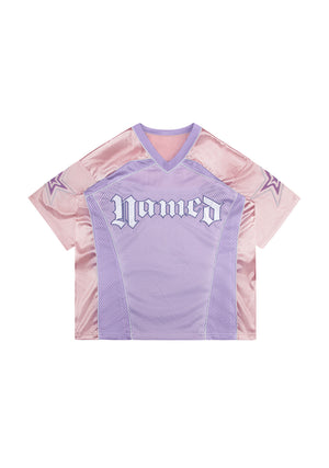 Nth ACTIVE AIRTEX MESH OVERSIZED JERSEY BABY PINK