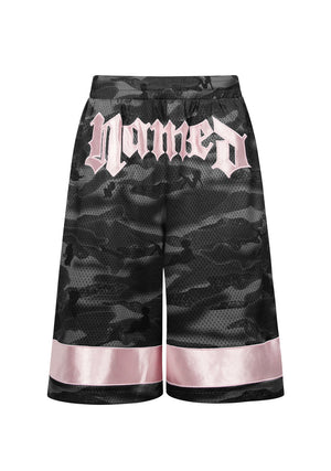 Nth ACTIVE AIRTEX MESH OVERSIZED SHORTS CAMO