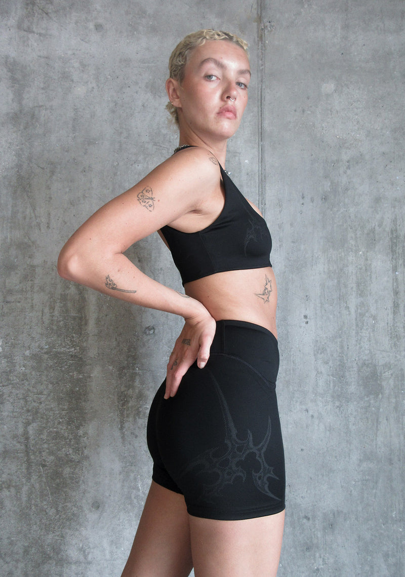 Nth ACTIVE CYBER SHORTS BLACK