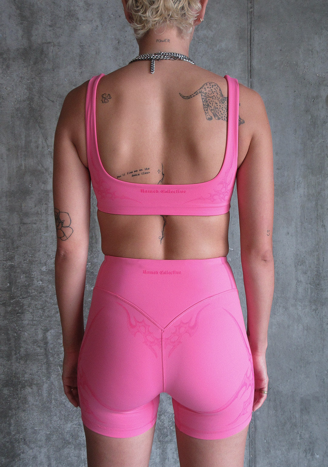 Nth ACTIVE CYBER SHORTS HOT PINK
