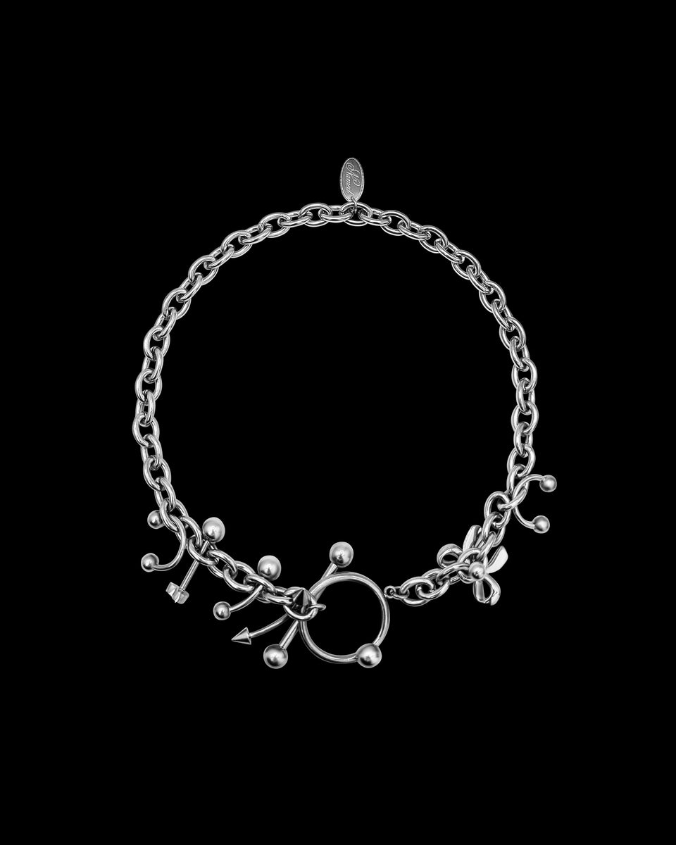 PIERCED CHOKER CHAIN