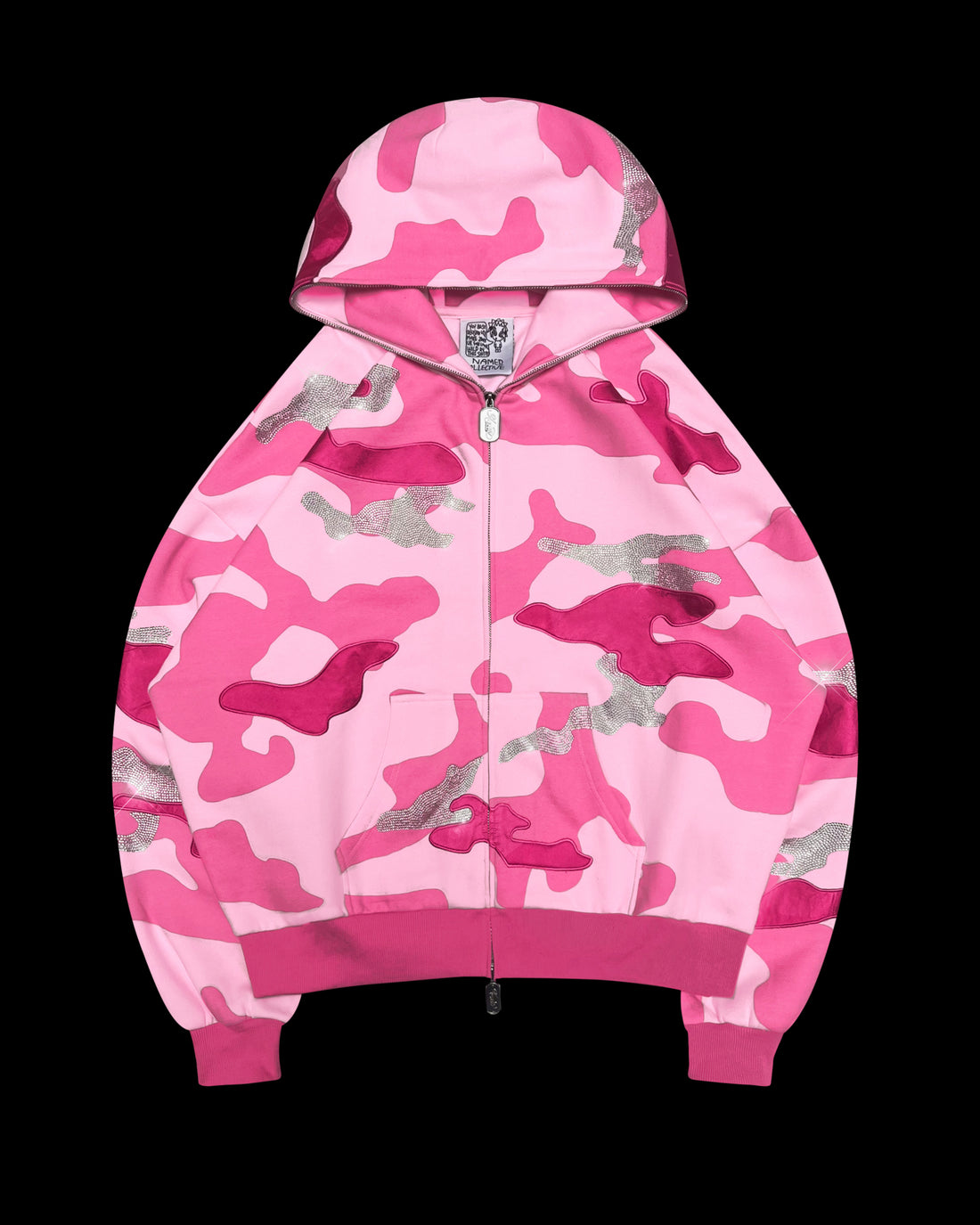 OFF DUTY CAMO ZIP HOODIE BABY PINK – NAMED COLLECTIVE®