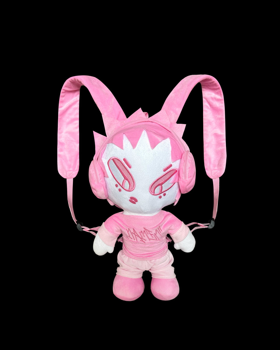 NAMED WORLD MASCOT PLUSHIE BACKPACK PINK