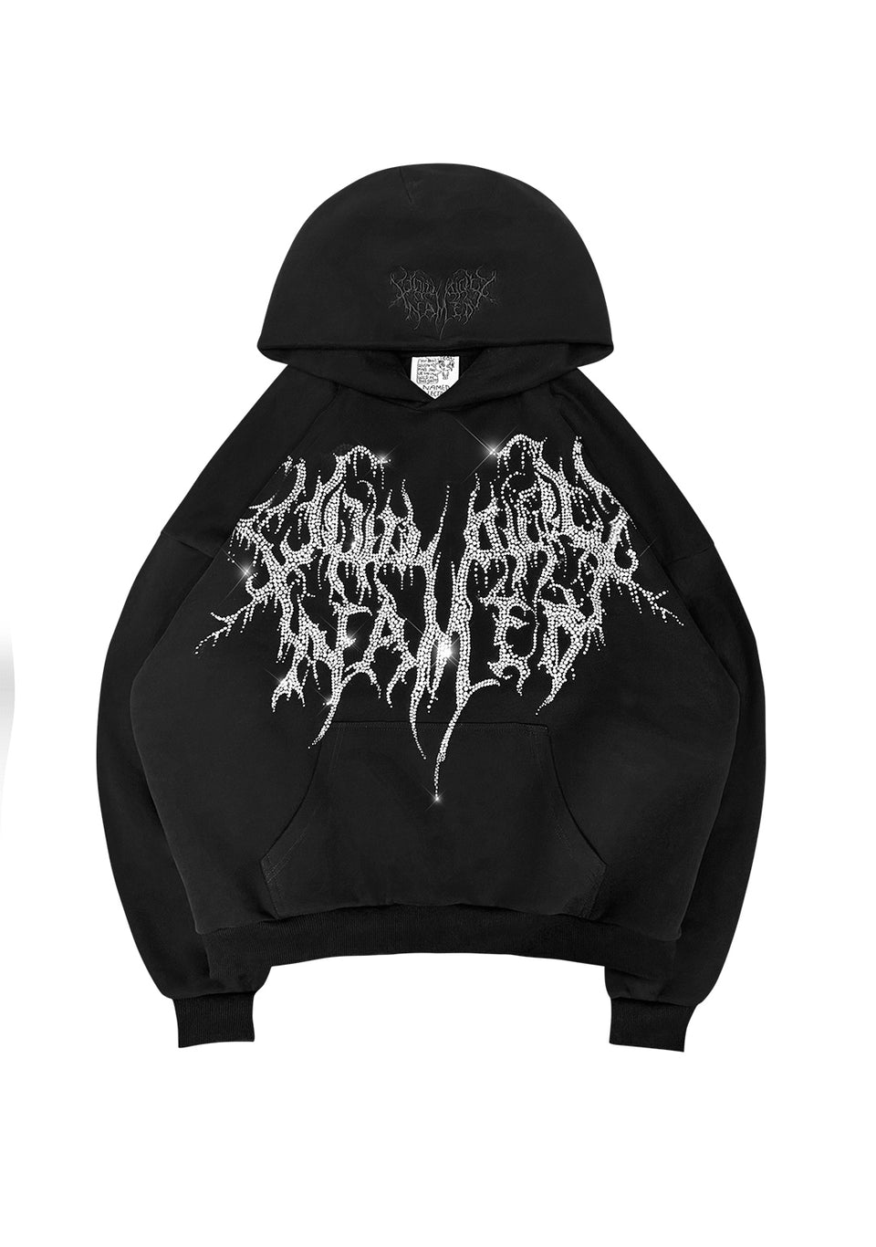 COLD HEART RHINESTONE HOODIE
