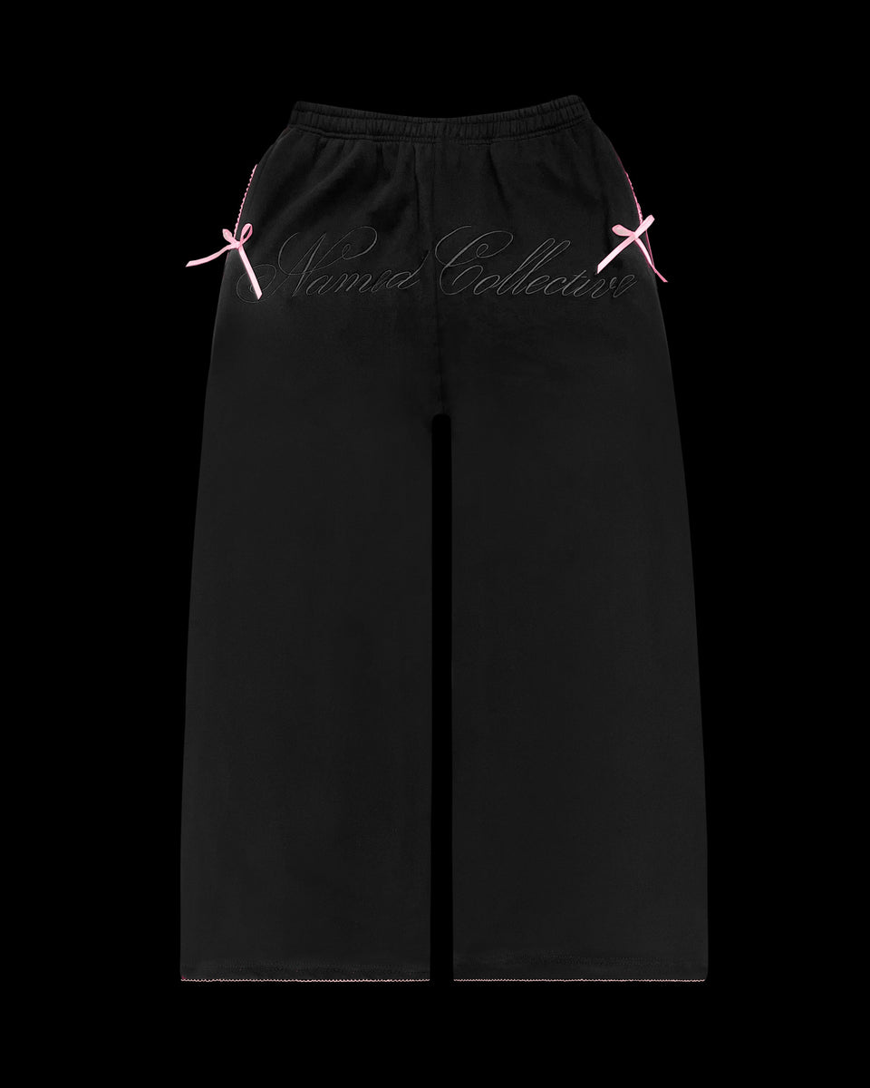 PRINC355 RIBBON SWEATPANTS BLACK