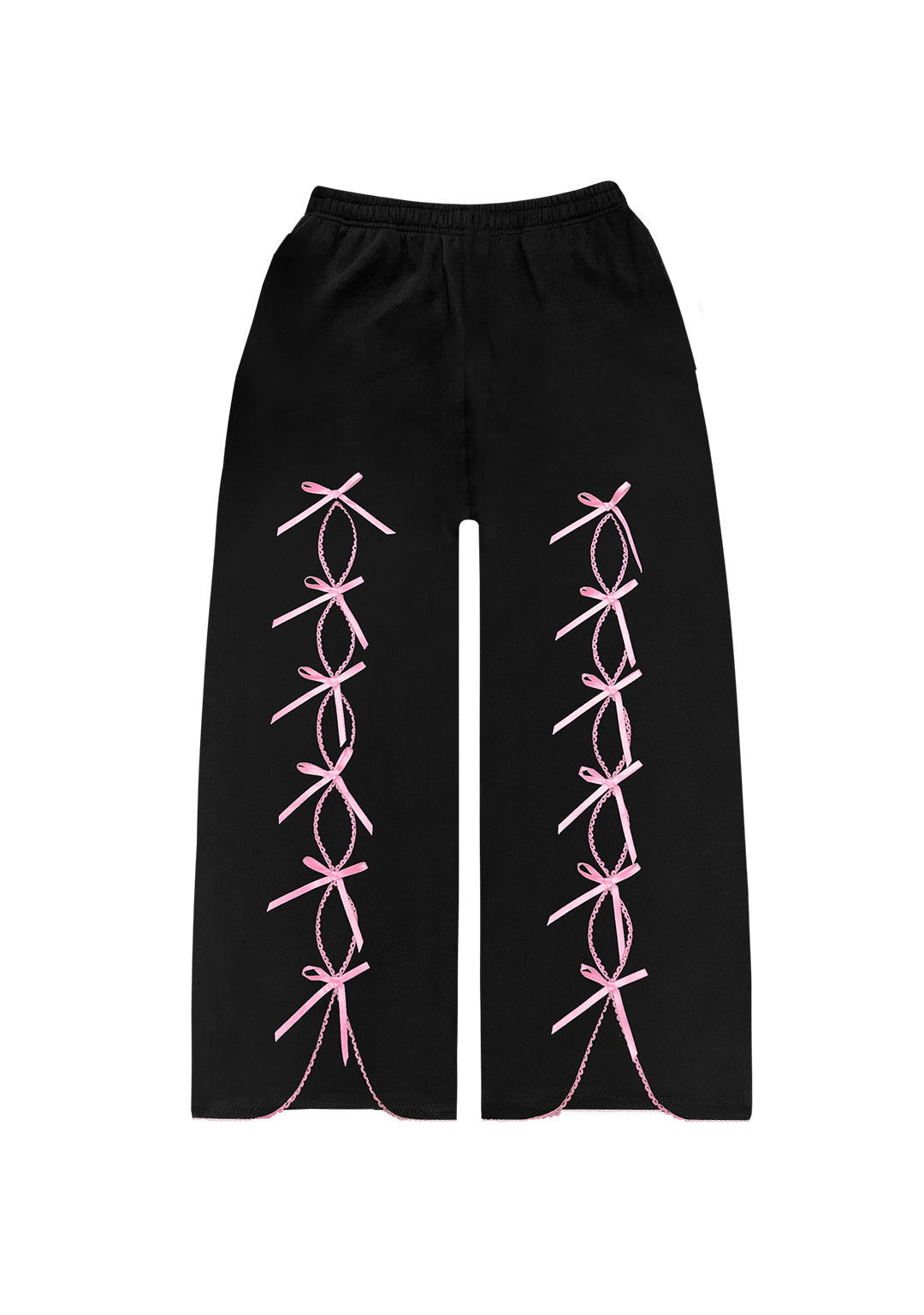 PRINC355 RIBBON SWEATPANTS BLACK