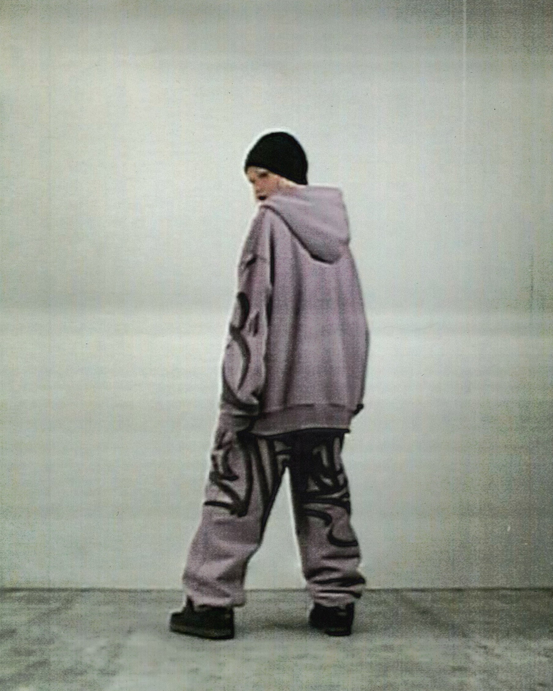 VANDALISM ZIP HOODIE FADED LILAC