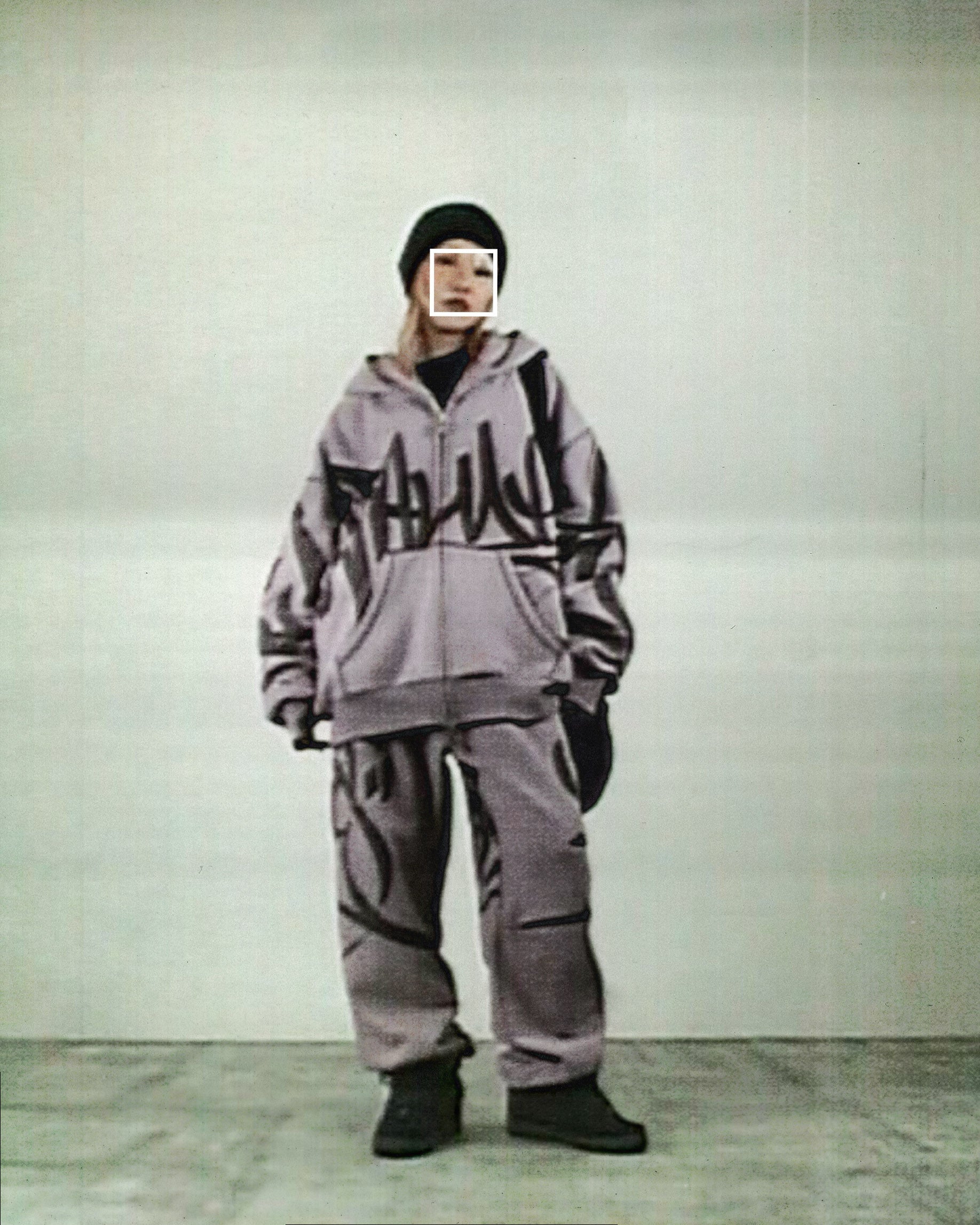 VANDALISM ZIP HOODIE FADED LILAC