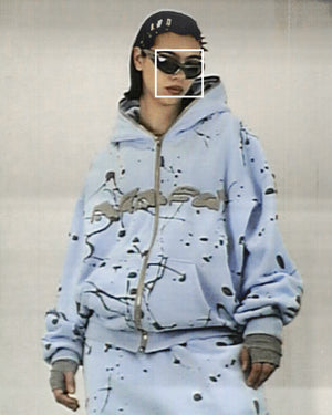 WORKSHOP ZIP HOODIE LIGHT BLUE