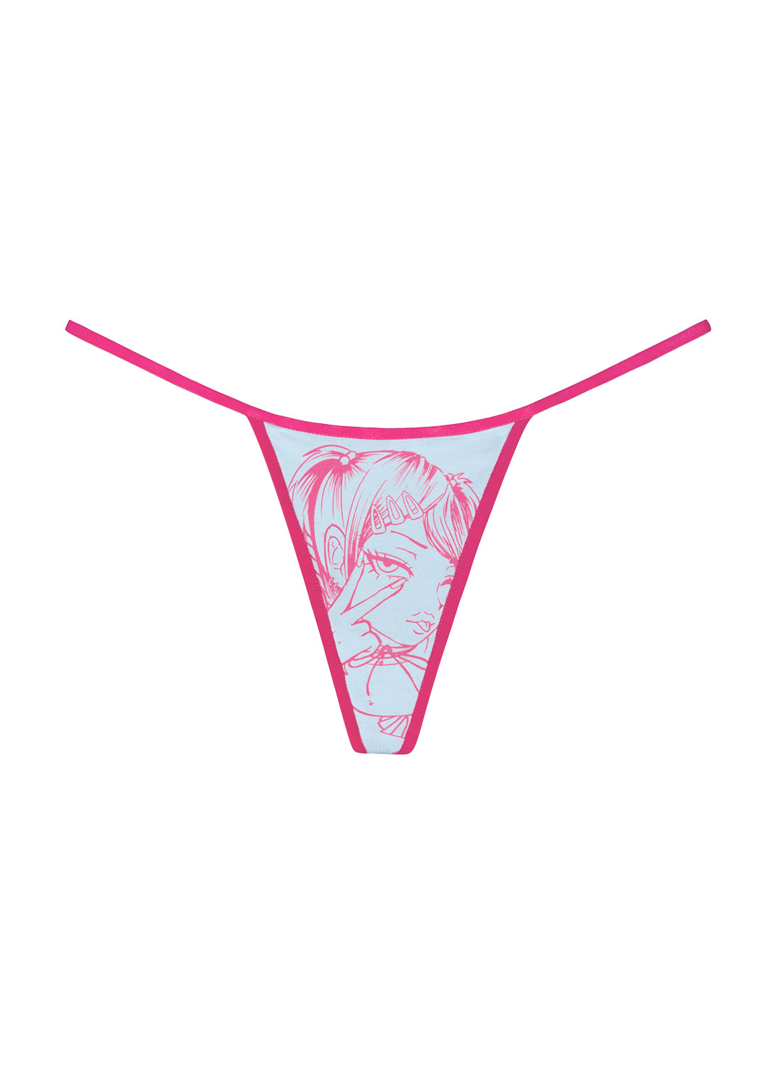 BFF CHARM G-STRING BABY BLUE