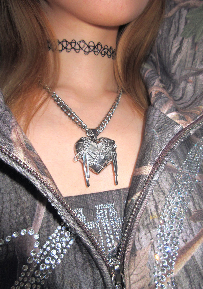 BITTERSWEET HEART PENDANT CHAIN 10MM