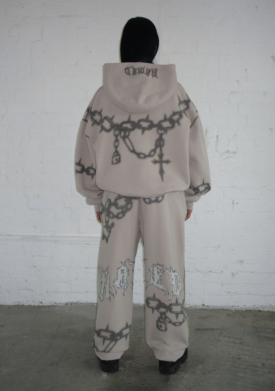 CHAINS SWEATPANTS BONE