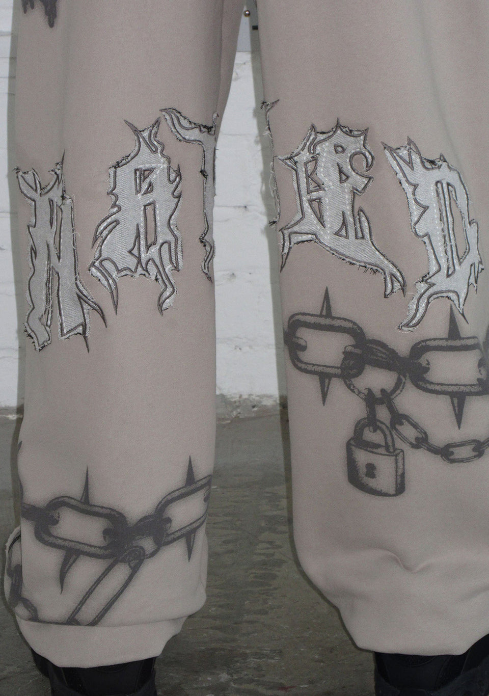 CHAINS SWEATPANTS BONE