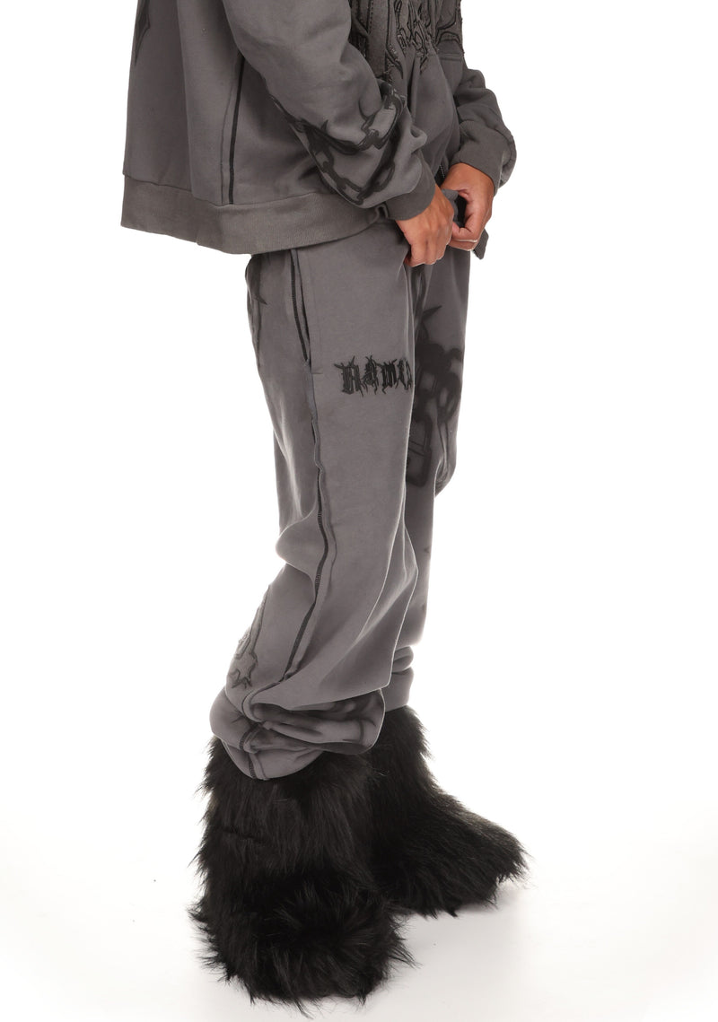 CHAINS SWEATPANTS CAST IRON
