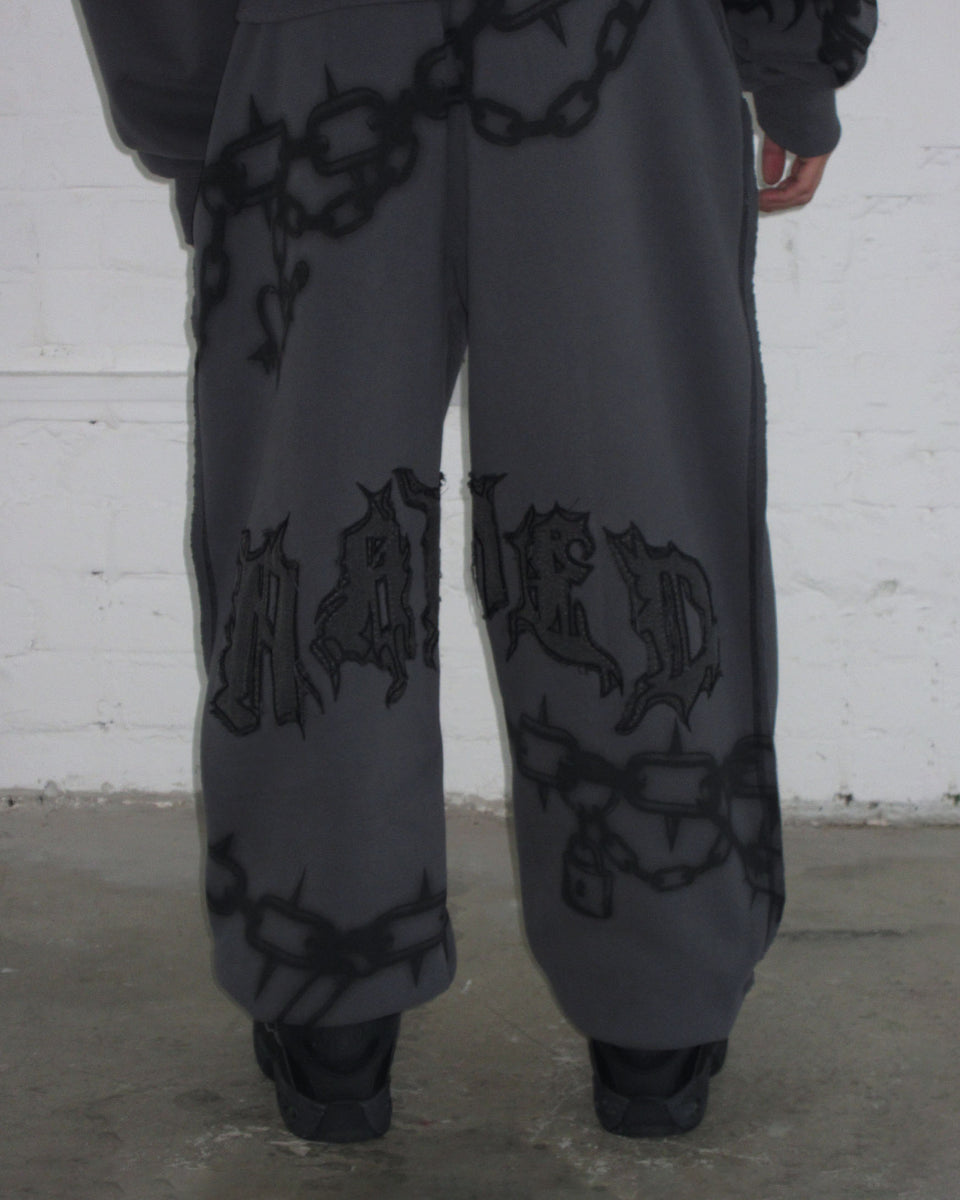 CHAINS SWEATPANTS CAST IRON