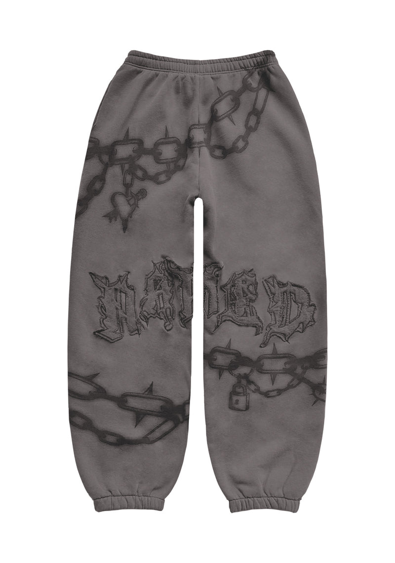 CHAINS SWEATPANTS CAST IRON