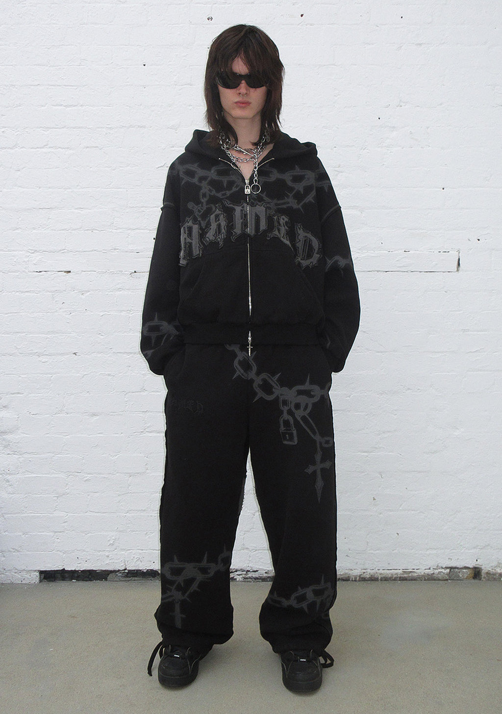 Chains zip hoodie black – NAMED COLLECTIVE®