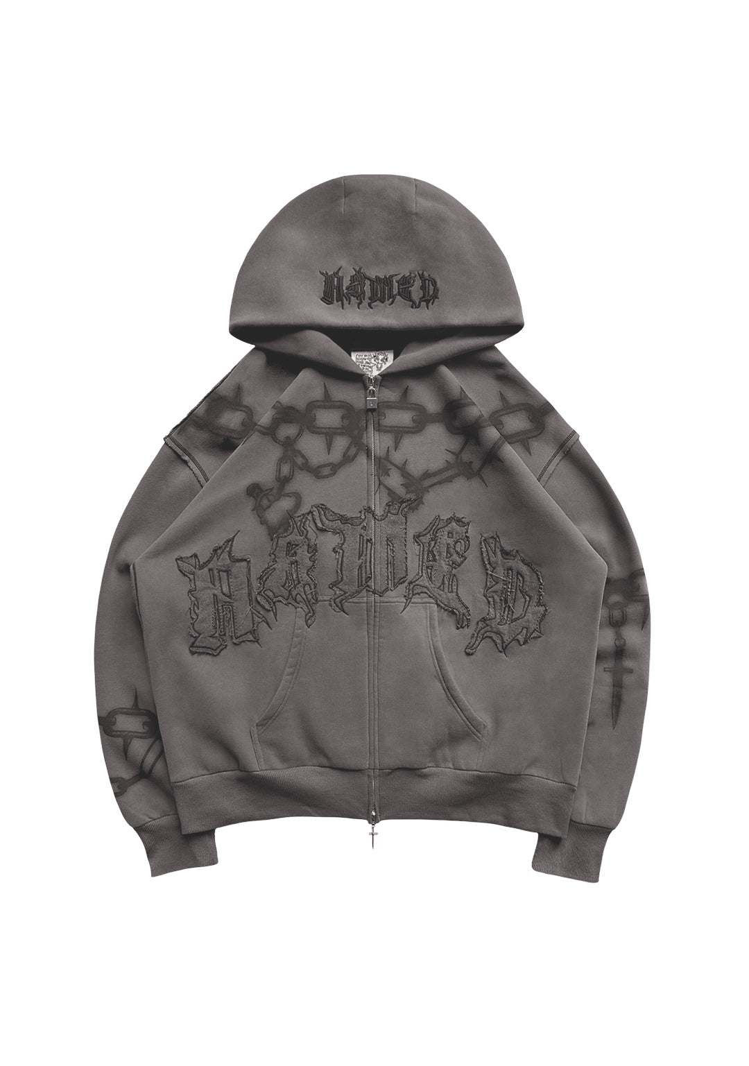 Chains Zip Hoodie Cast Iron – NAMED COLLECTIVE®