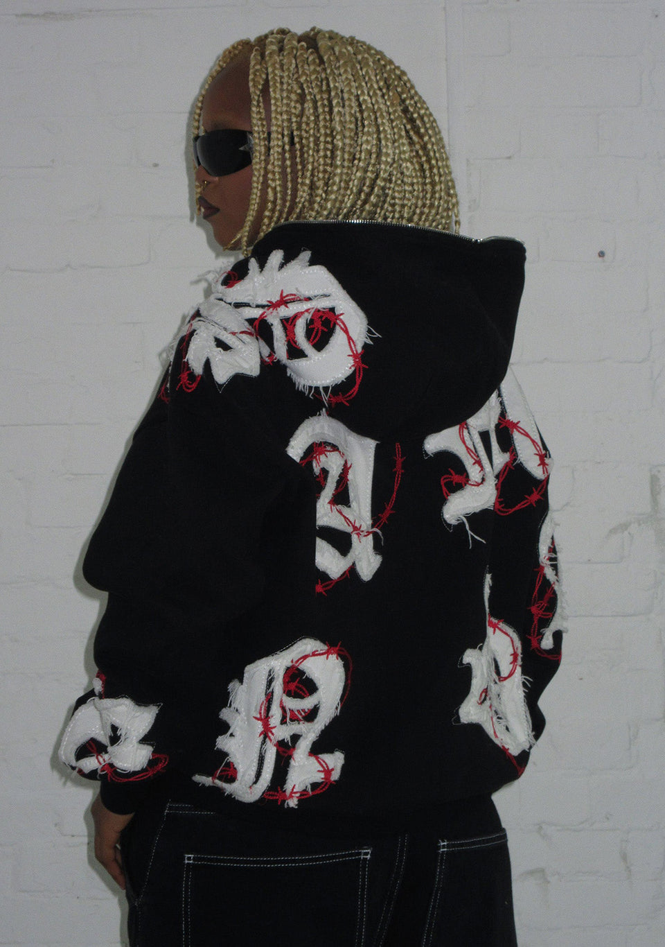 CHOKEHOLD ZIP HOODIE BLACK