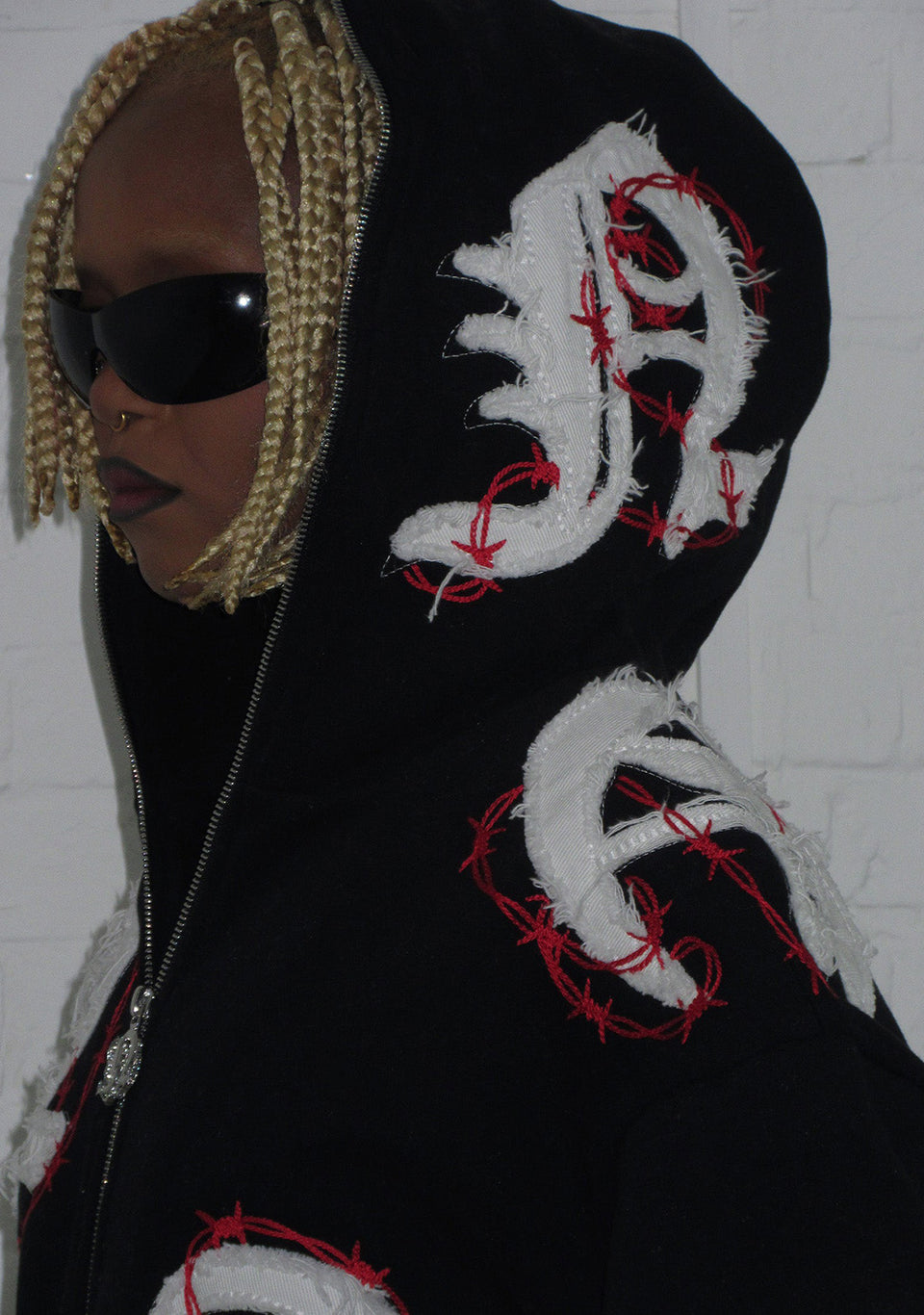 CHOKEHOLD ZIP HOODIE BLACK