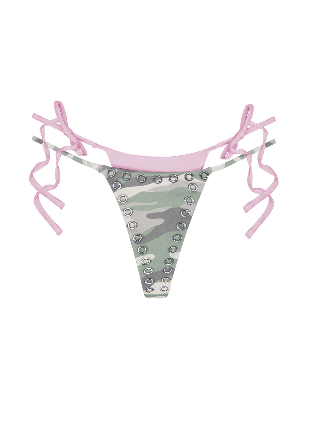 Collide Double Layer Thong Bikini Bottoms Camo – NAMED COLLECTIVE®