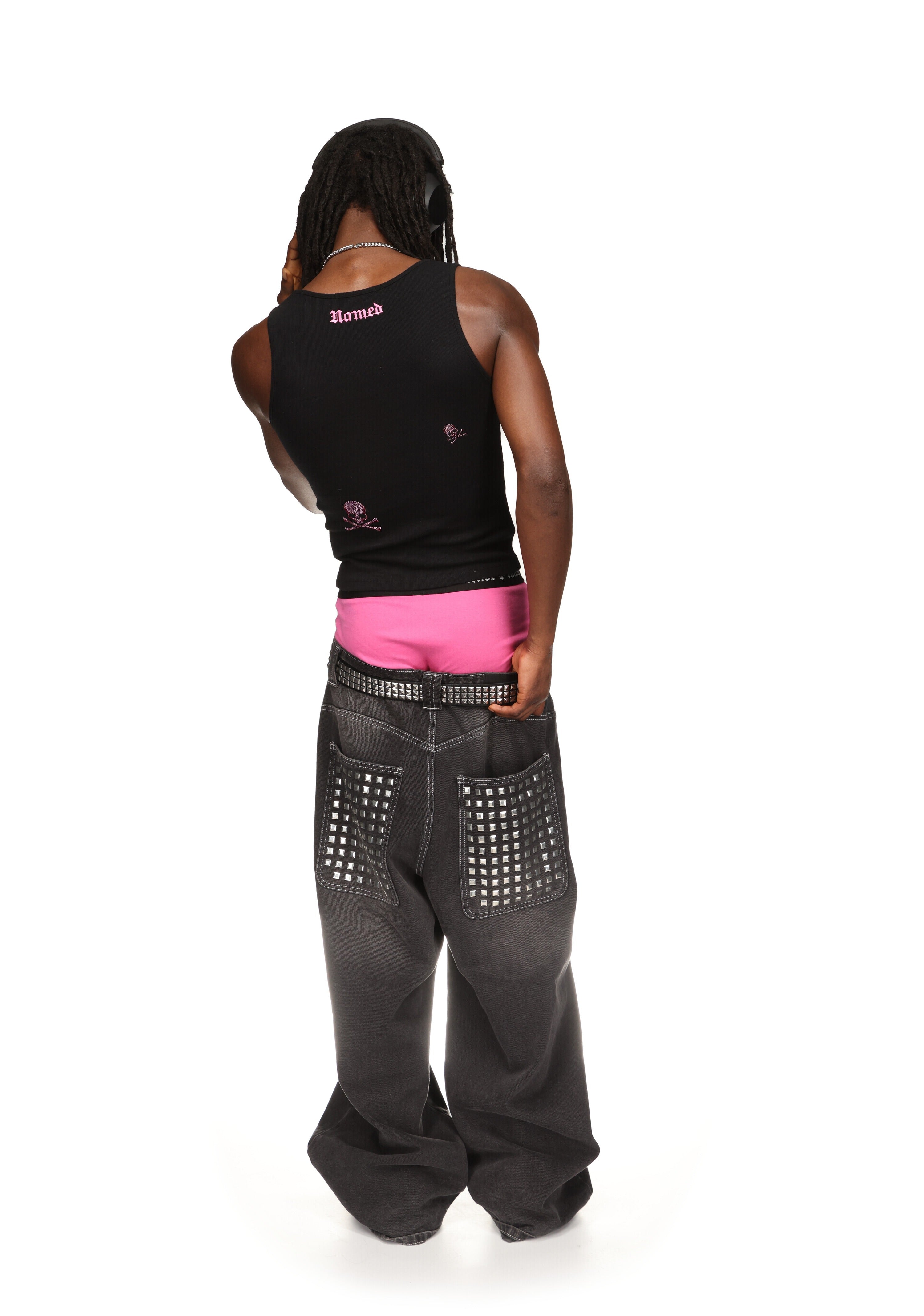 Cryptic Rhinestone Tank Top Black – NAMED COLLECTIVE®