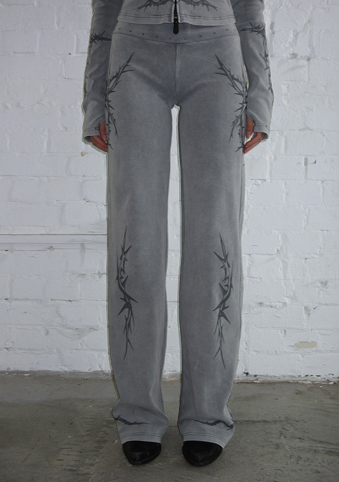 CURSE SCULPT STRETCH PANTS WASHED GREY