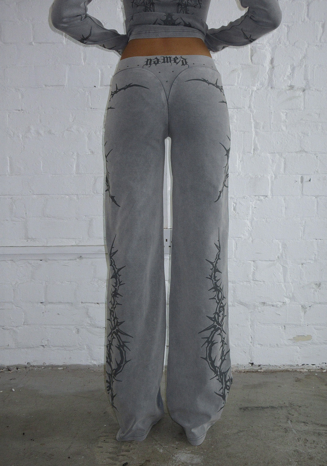 CURSE SCULPT STRETCH PANTS WASHED GREY
