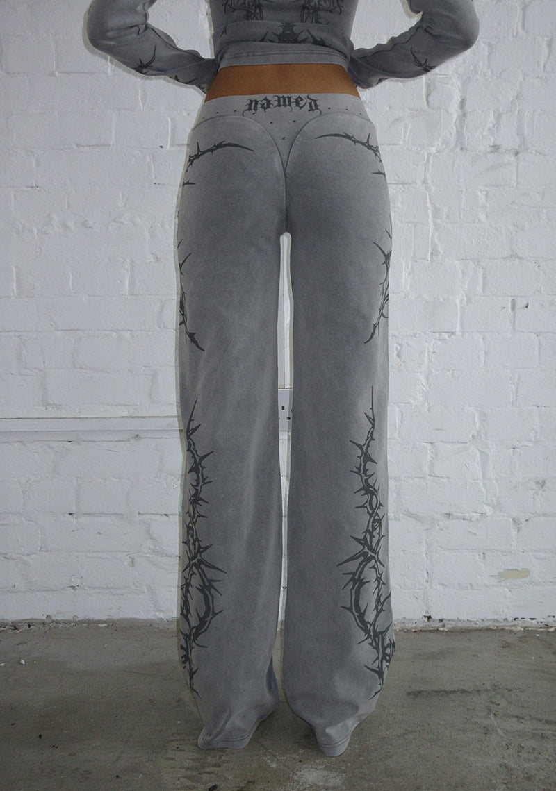 CURSE SCULPT STRETCH PANTS WASHED GREY