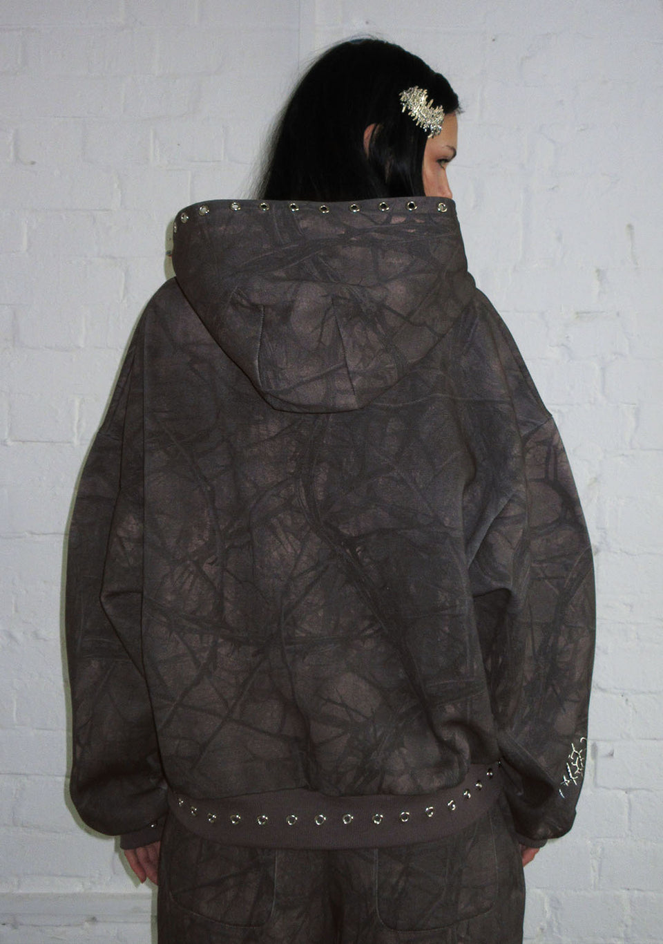CURSE ZIP HOODIE TREE CAMO