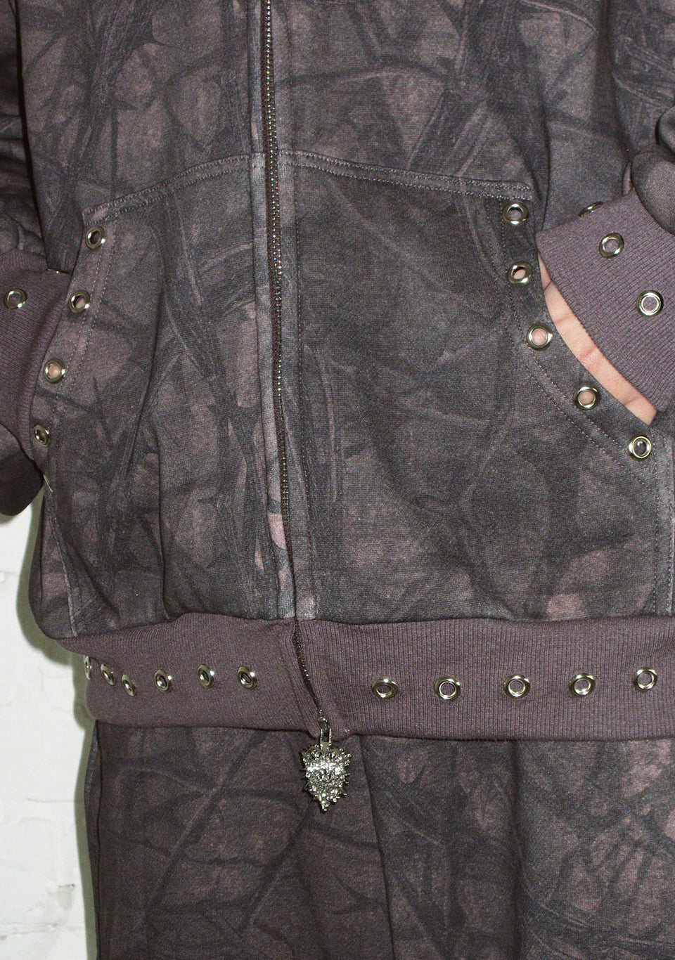CURSE ZIP HOODIE TREE CAMO