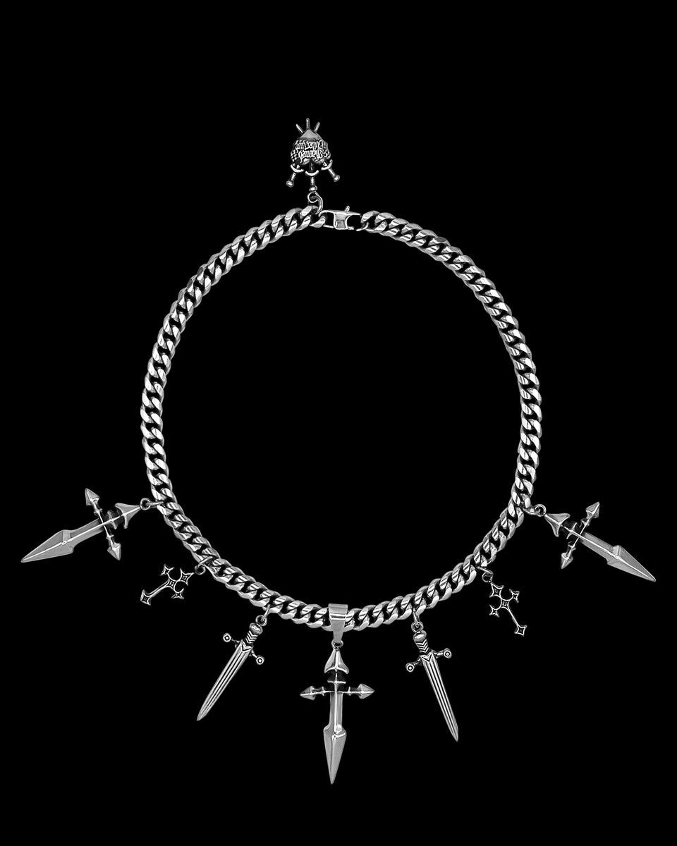 DAGGERS MULTI PENDANT CHAIN