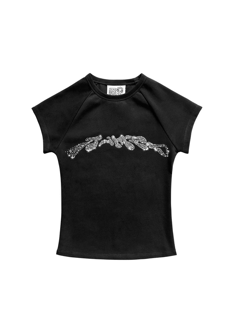 DIGI MASCOT RHINESTONE BABY TEE