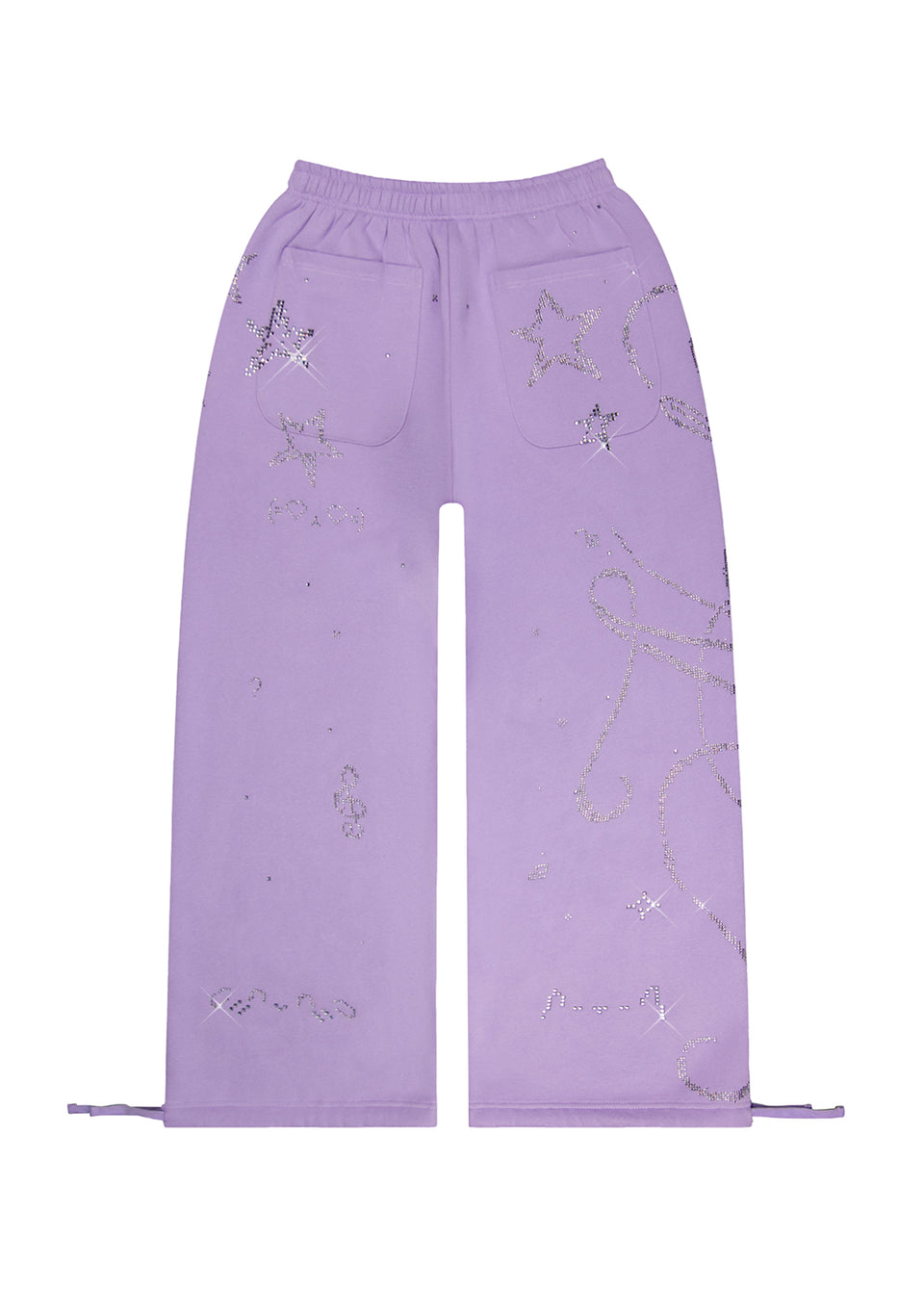 DREAMER TEDDY OVERSIZED SWEATPANTS LILAC