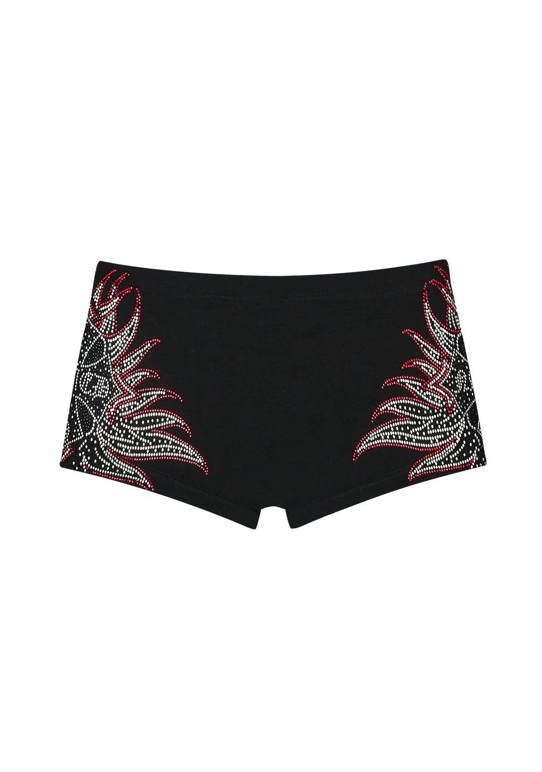 DUSK RHINESTONE HOTPANTS BLACK