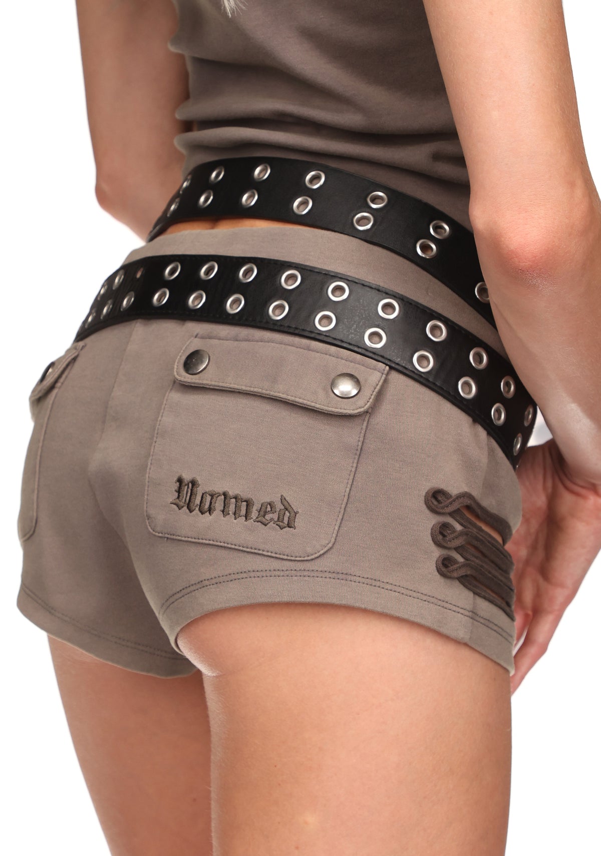 ENIGMA MILITARY MICRO RACER SHORTS WASHED ARMY GREEN