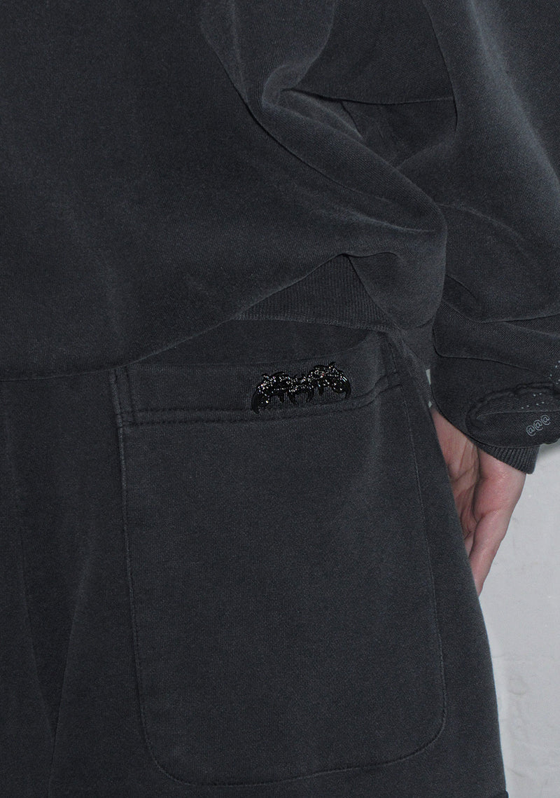 EUPHORIA PUFF PRINT OVERSIZED SWEATPANTS WASHED CHARCOAL