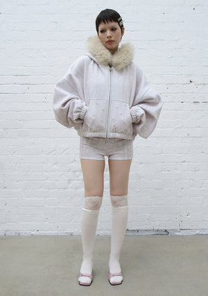 FAWN MICRO HOTPANT SHORTS OFF WHITE
