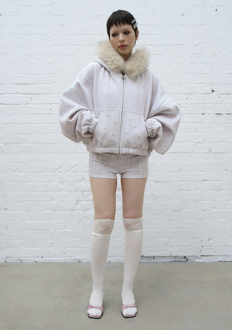FAWN MICRO HOTPANT SHORTS OFF WHITE
