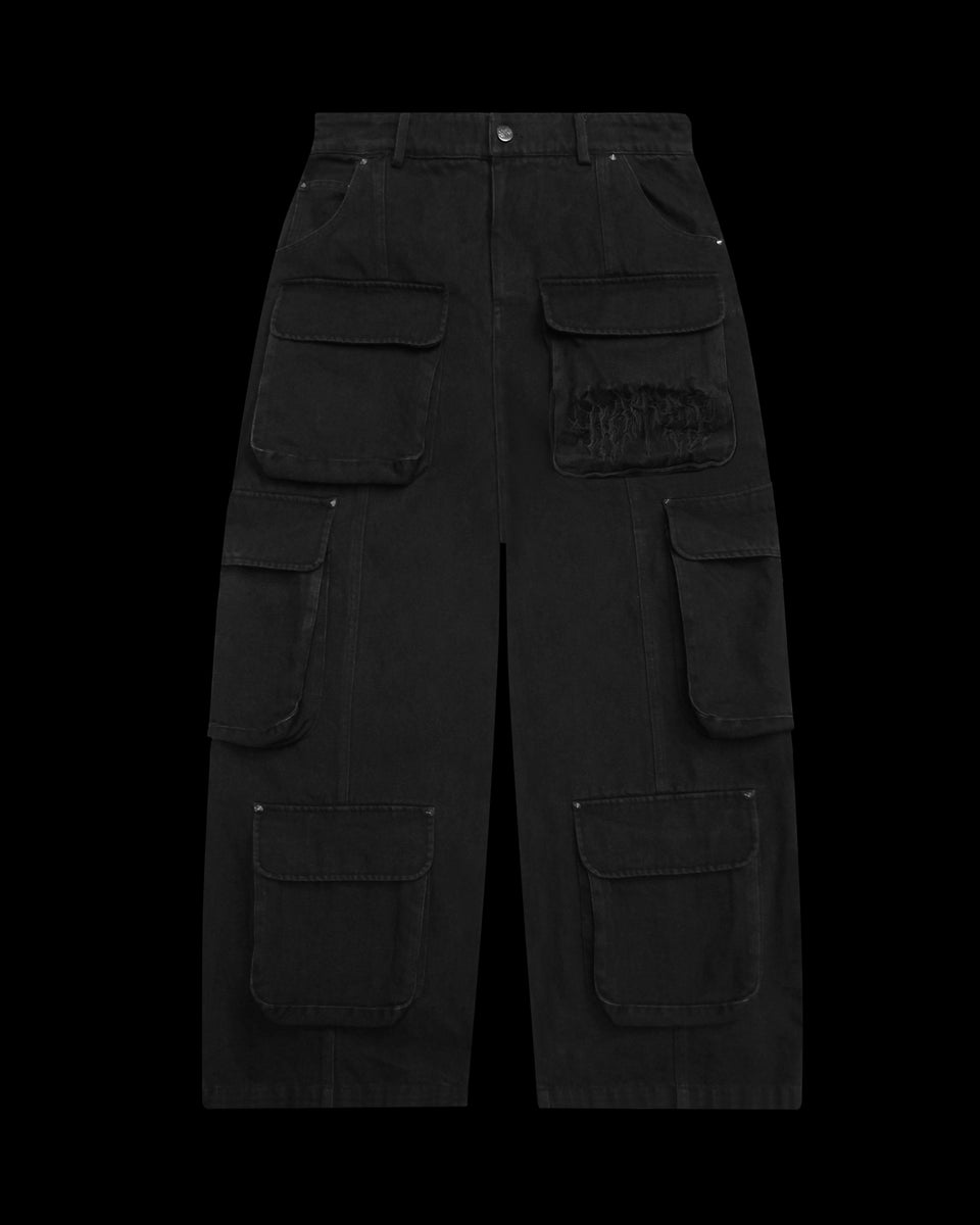 GHOST 10 POCKET CARGOS BLACK