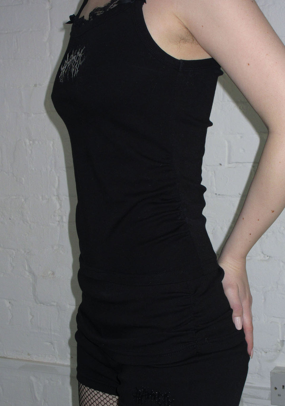 GHOST CAMI TANK BLACK