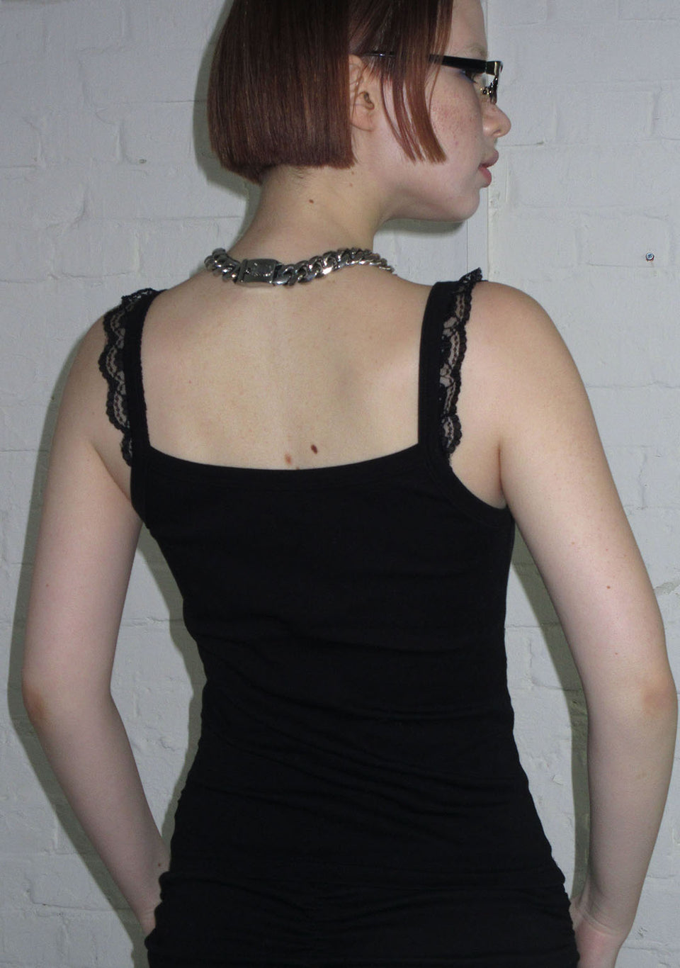 GHOST CAMI TANK BLACK