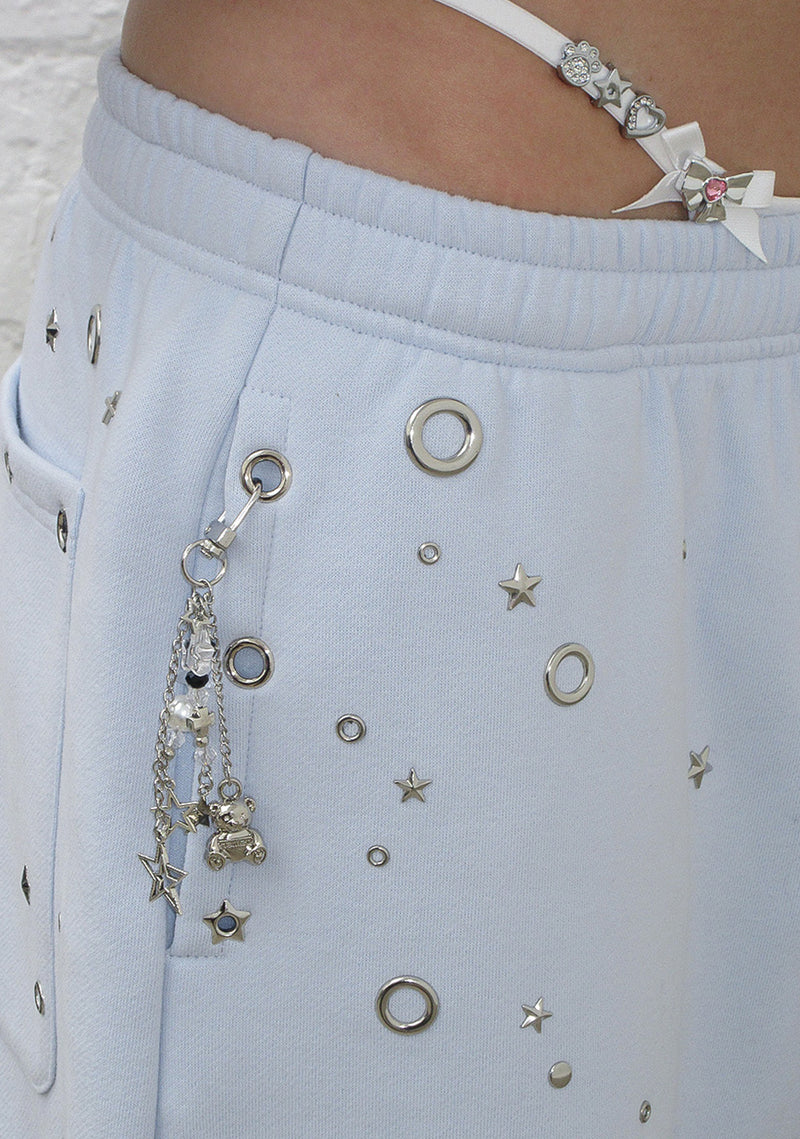 GLITCH CHARM CARABINER PIN SET SILVER