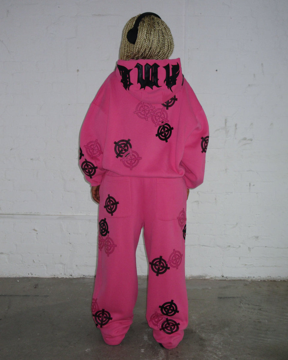 INCOGNITO ZIP HOODIE HOT PINK