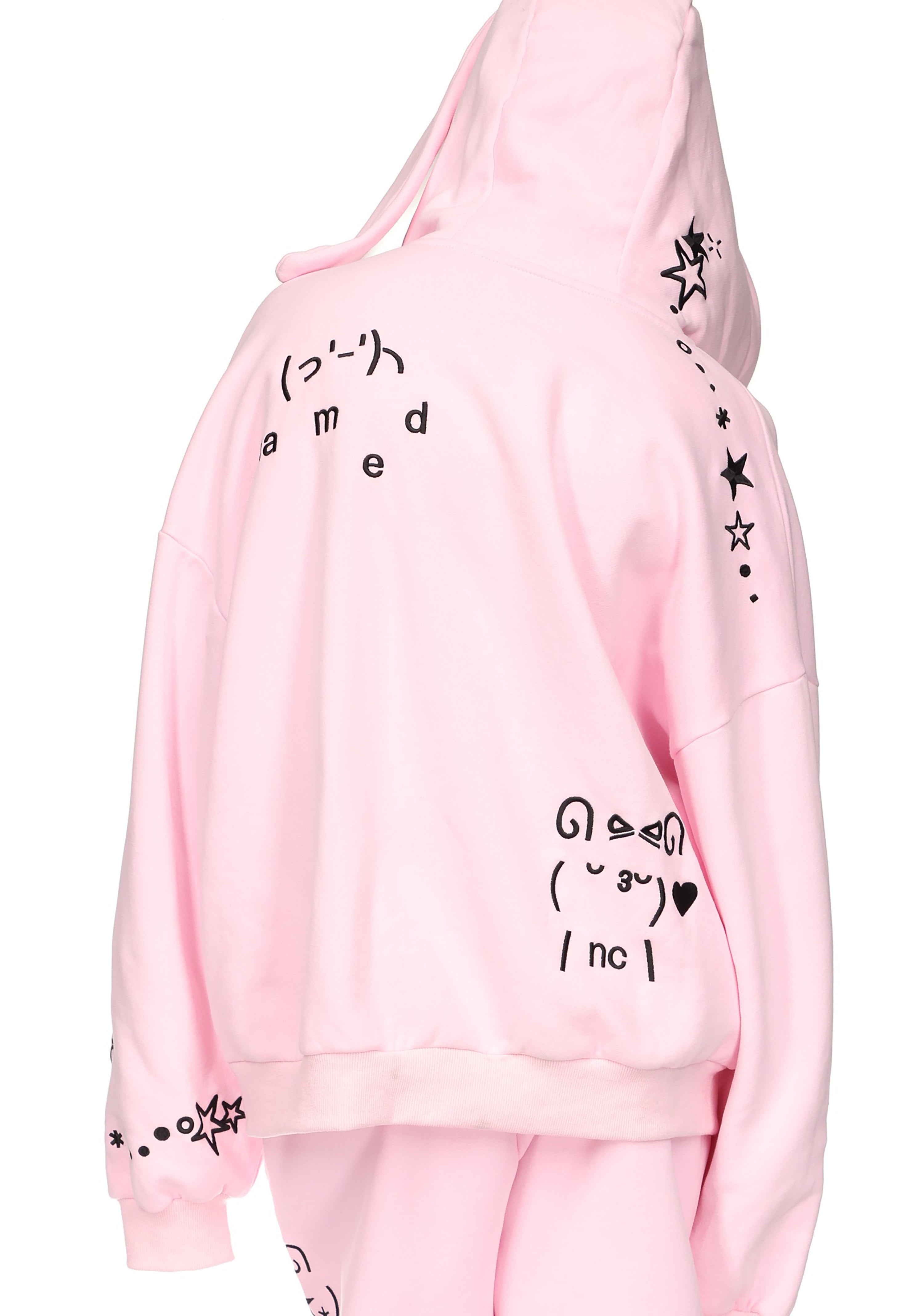 Malfunction Bunny Zip Hoodie Baby Pink (Detachable Ears) – NAMED