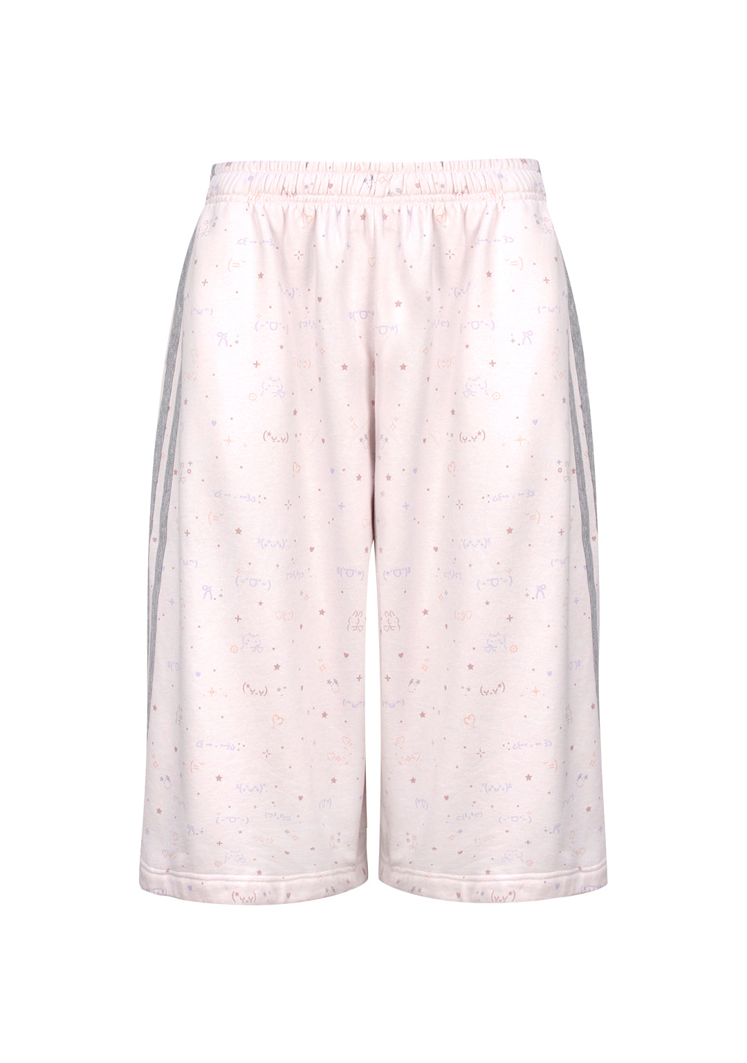 MALFUNCTION SPORTY OVERSIZED SWEATSHORTS BABY PINK