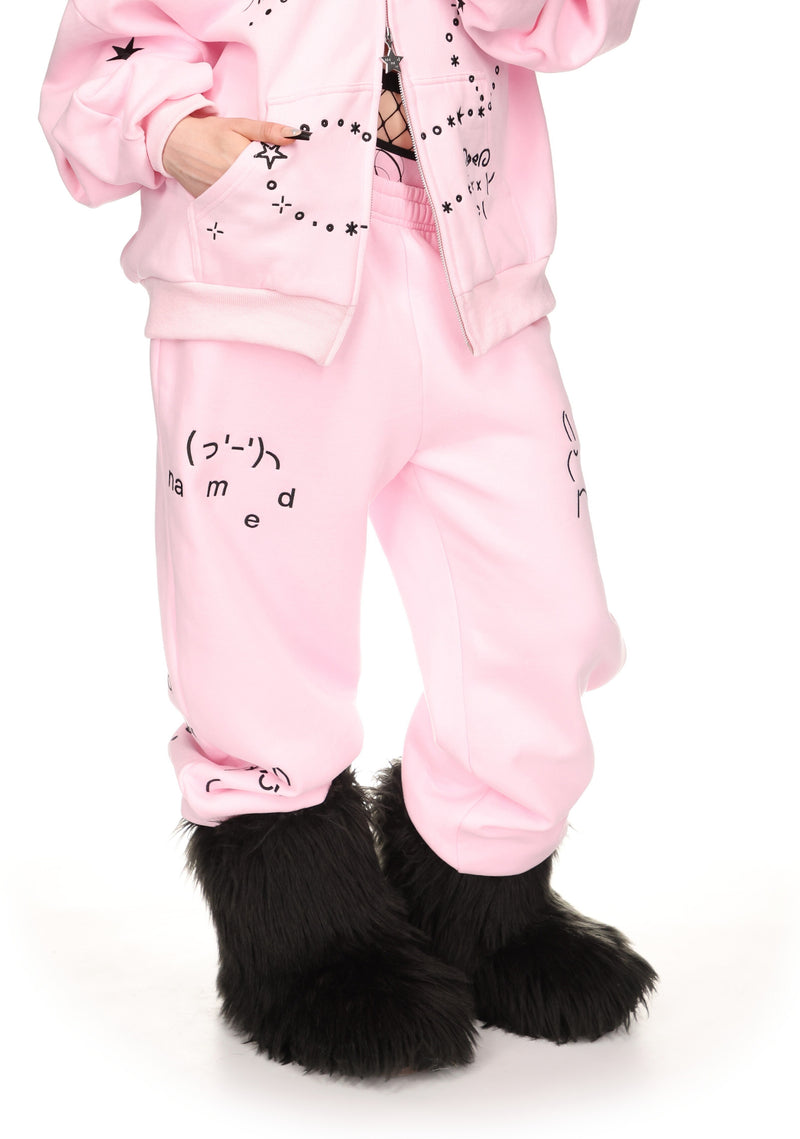 MALFUNCTION SWEATPANTS BABY PINK