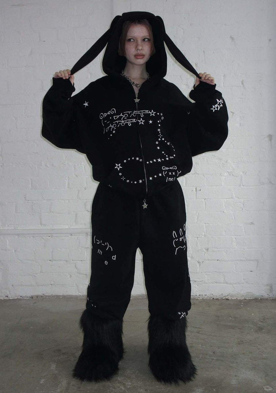 MALFUNCTION SWEATPANTS BLACK
