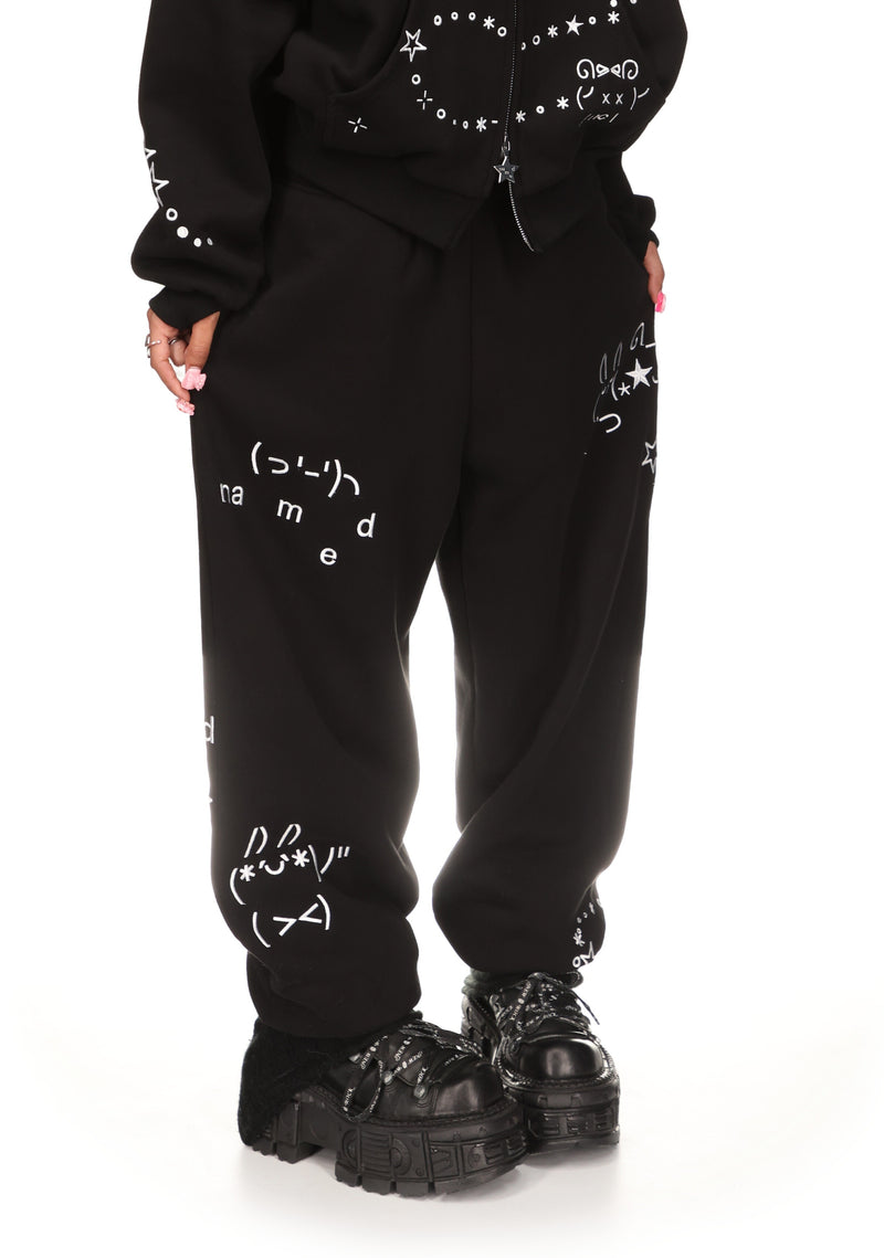 MALFUNCTION SWEATPANTS BLACK